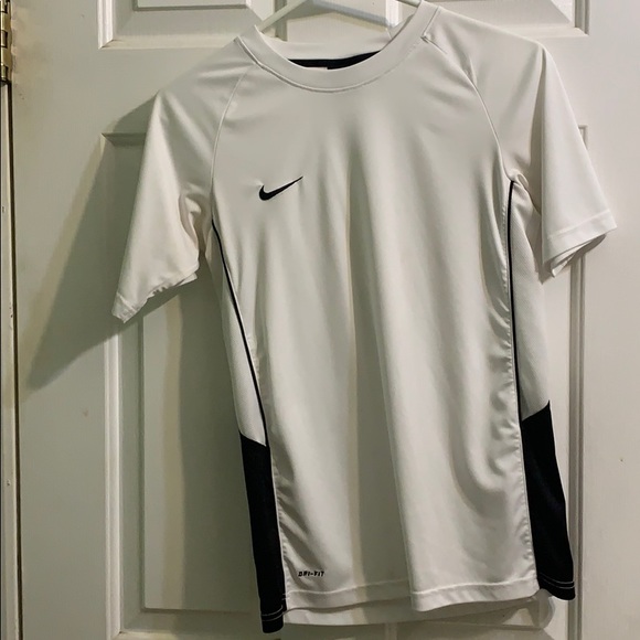 Nike large white dry fit athletic tee - Picture 1 of 5